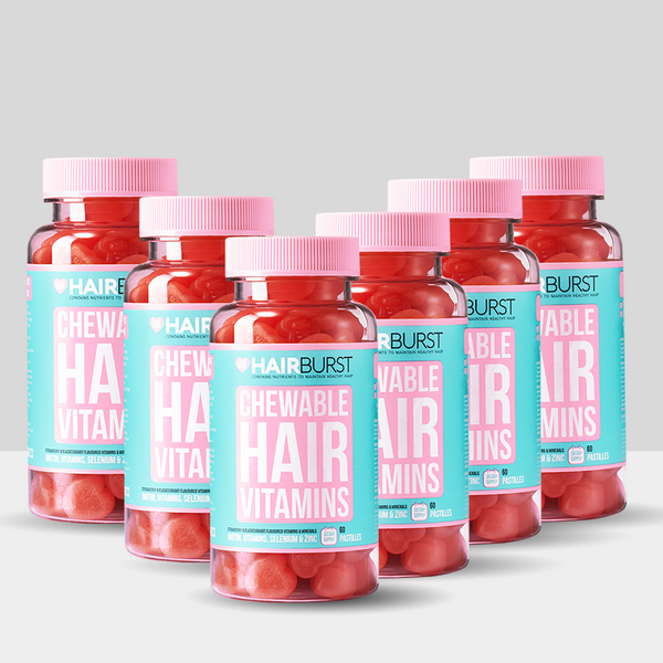 Chu trình Kẹo Dẻo Hairburst 6 Tháng Giúp Tóc Mọc Dài Nhanh Gấp Đôi